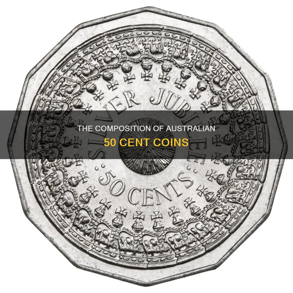 what are australian 50 cent coins made of