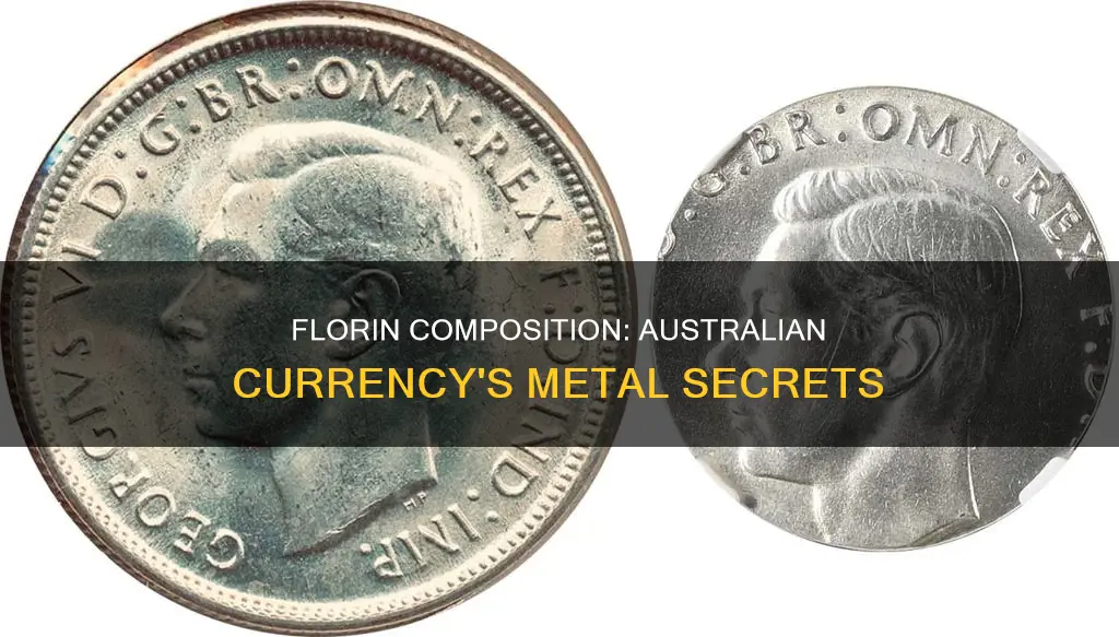what are australian florins made of
