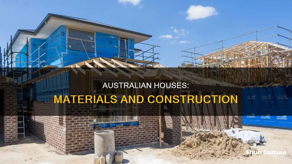 what are australian houses made of