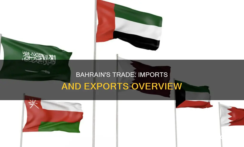 what are bahrain major imports and exports