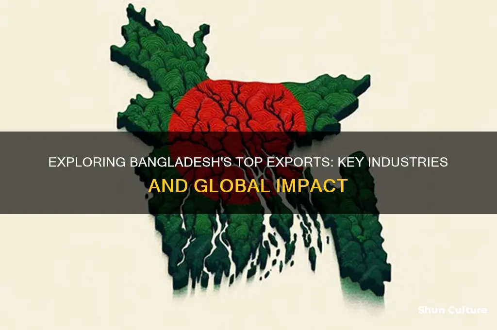 what are bangladesh major exports