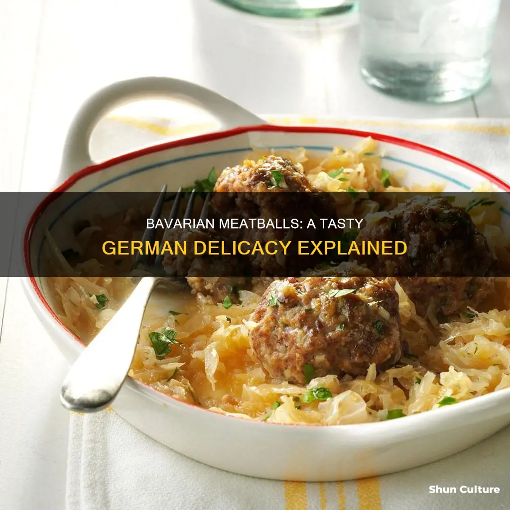 what are bavarian meatballs