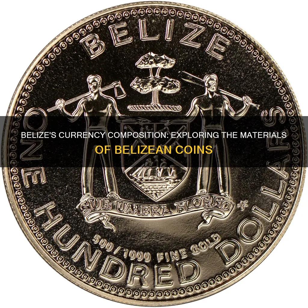 what are belize coins made of