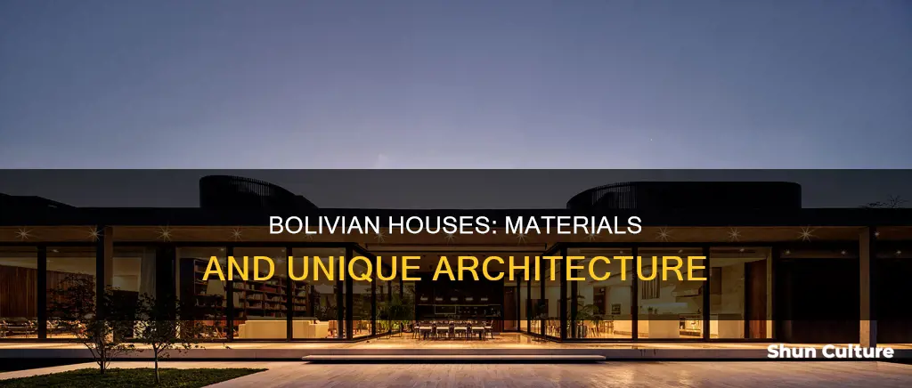 what are bolivian houses made of