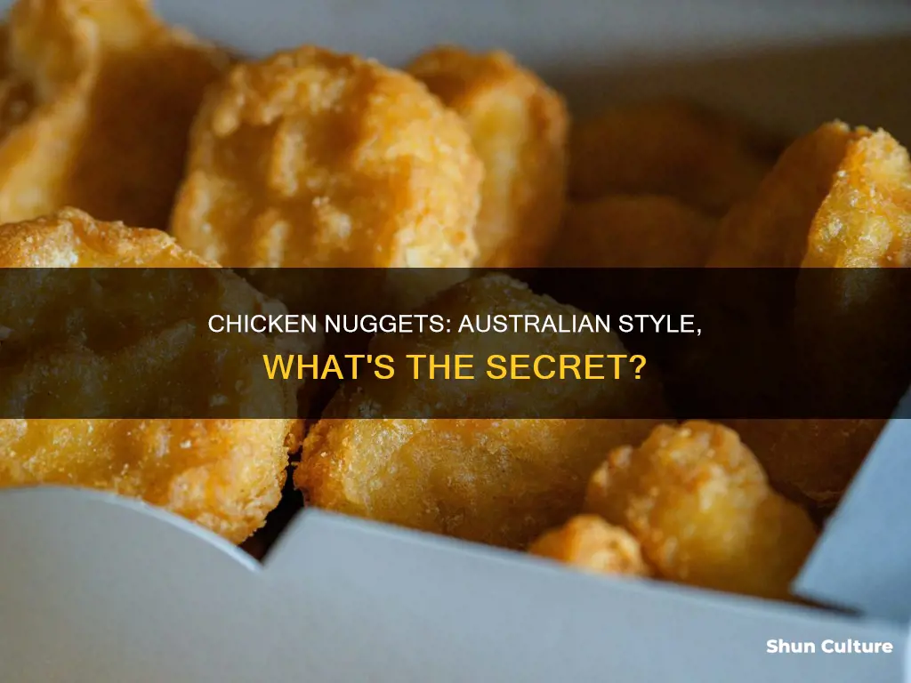 what are chicken nuggets made of in australia