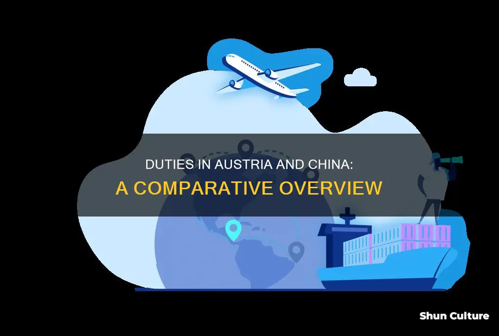 what are duties from austria versus china