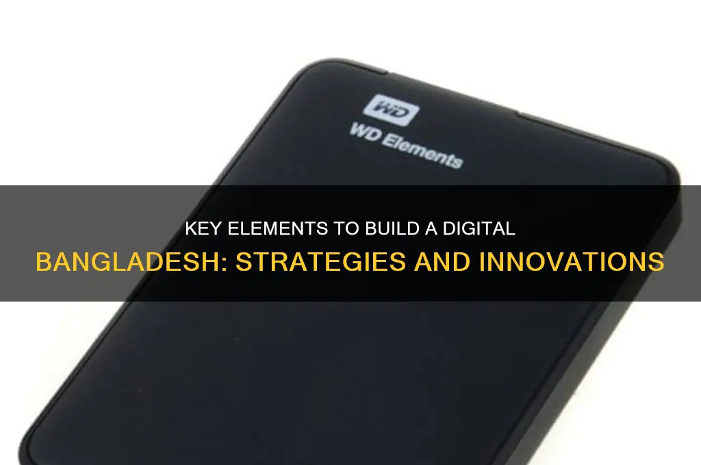 what are elements suggested for making digital bangladesh
