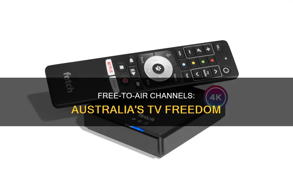 what are free to air channels in australia