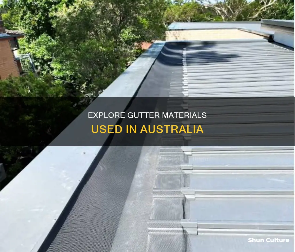 what are gutters made of in australia
