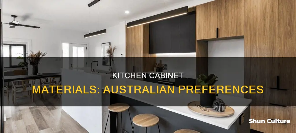 what are kitchen cabinets made from in australia