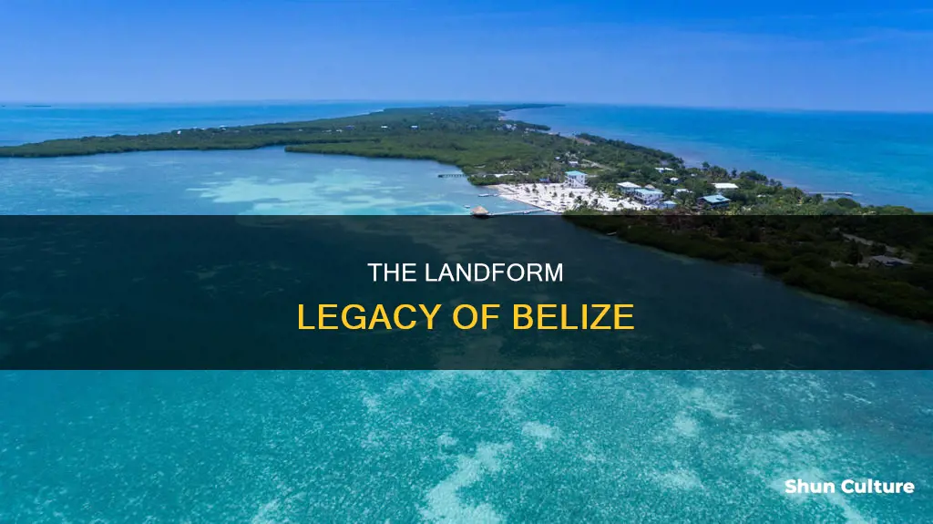 what are landforms in belize