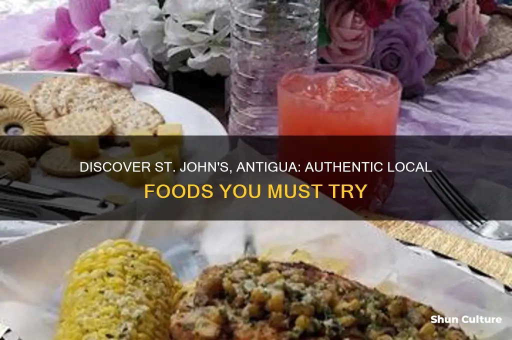 what are local foods in st john