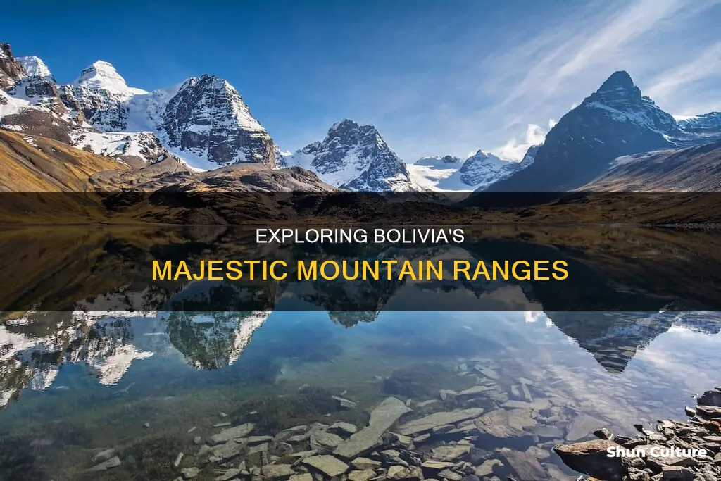 what are major mountain ranges in bolivia