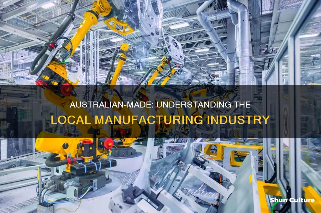 what are manufactured goods in australia