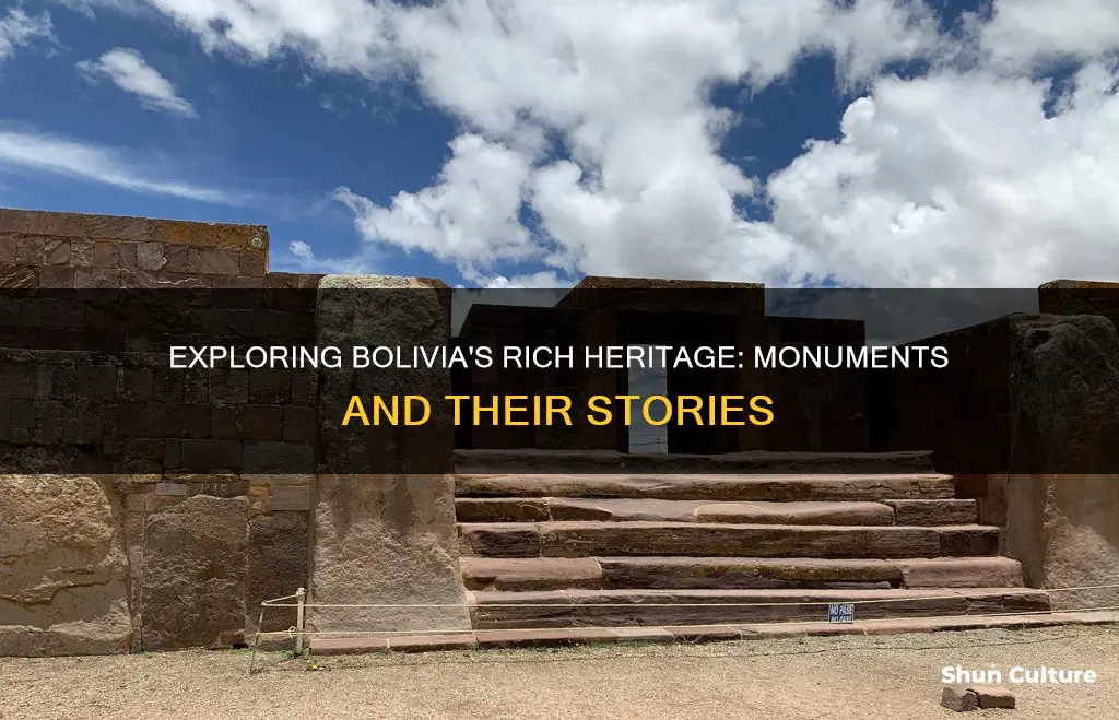 what are monuments of bolivia