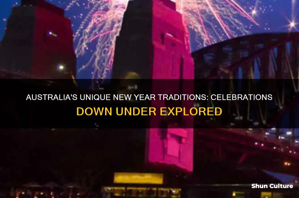 what are new year traditions in australia