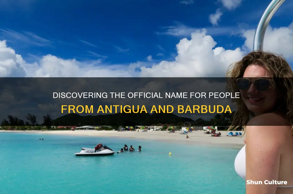 what are people from antigua called