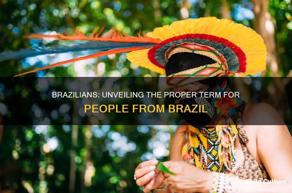 what are people from brazil called