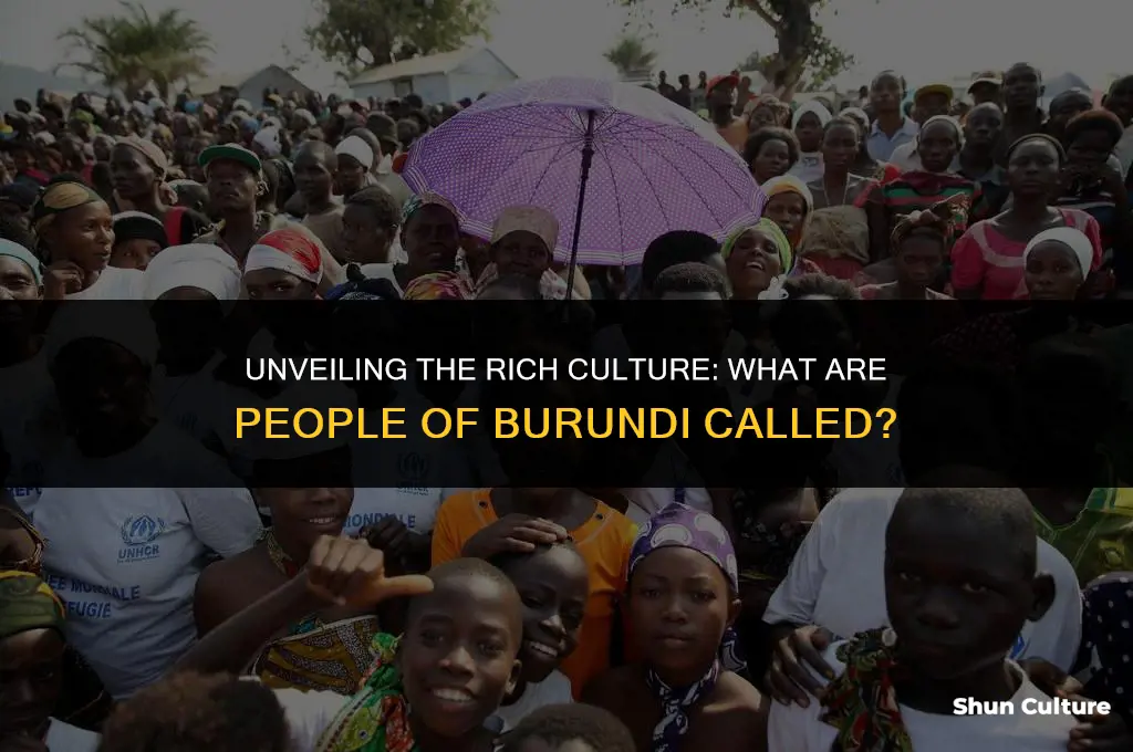 what are people of burundi called