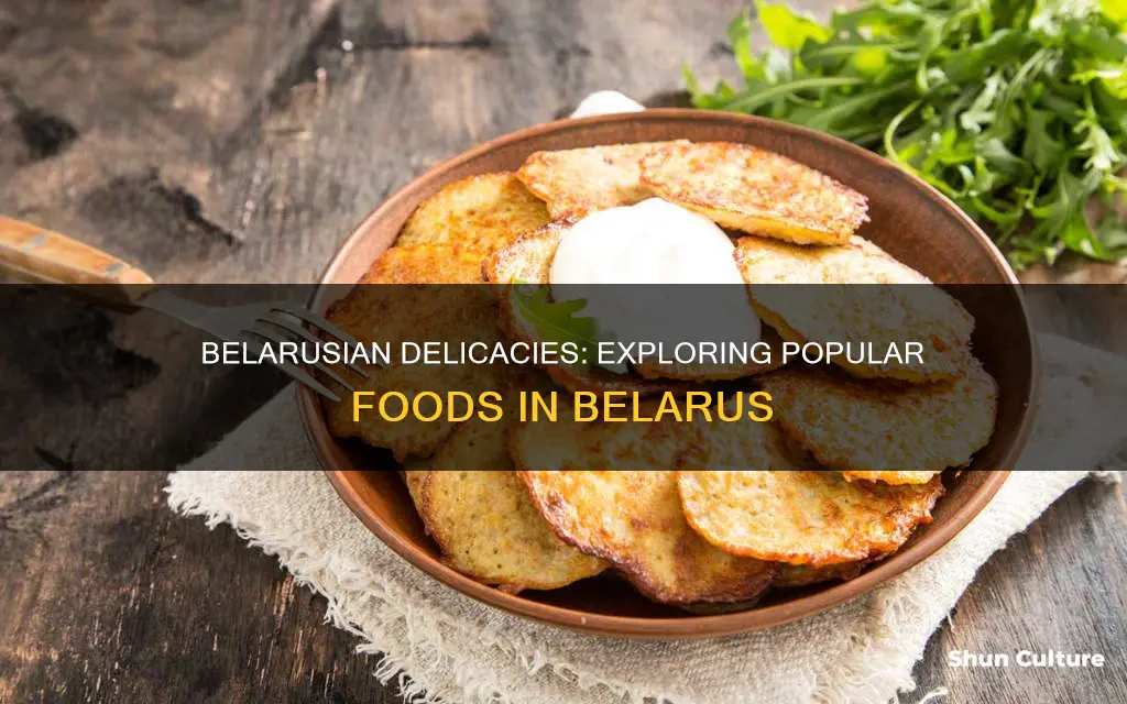 what are popular foods in belarus