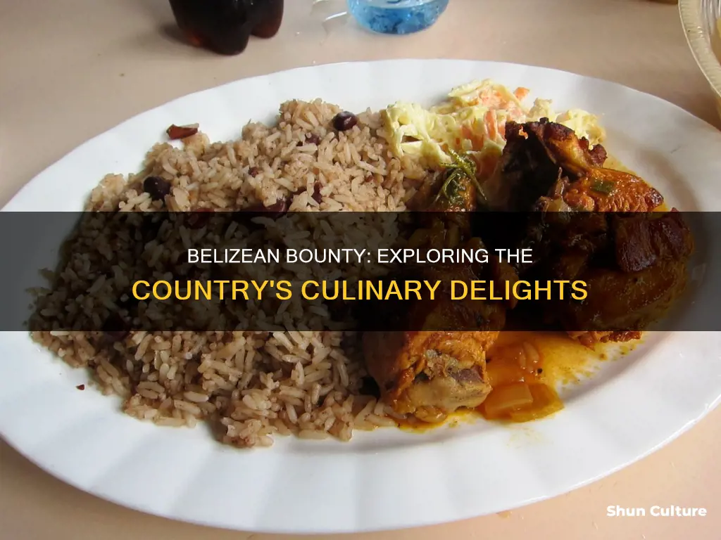 what are popular foods in belize