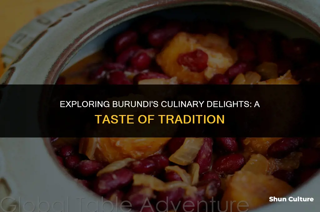 what are popular foods in burundi