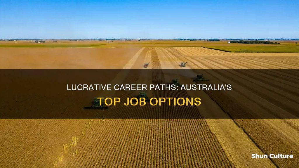 what are popular jobs in australia