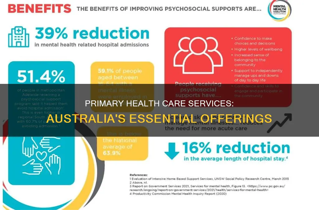 what are primary health care services in australia