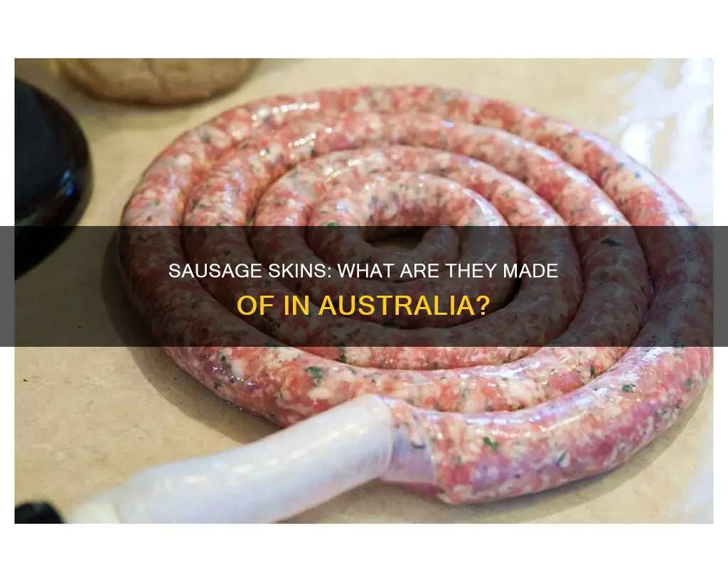 what are sausage skins made of in australia