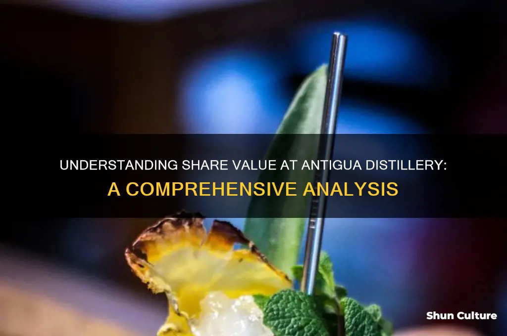 what are shares worth at the antigua dstillery