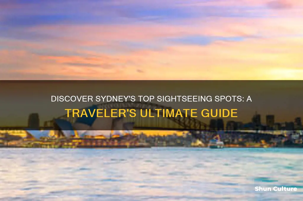 what are sightseeing places in sydney australia