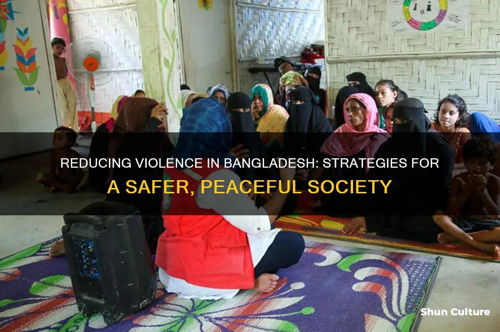 what are some ways to lower the violence in bangladesh