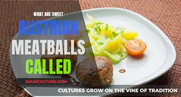 Austrian Meatballs: A Sweet Treat by Another Name