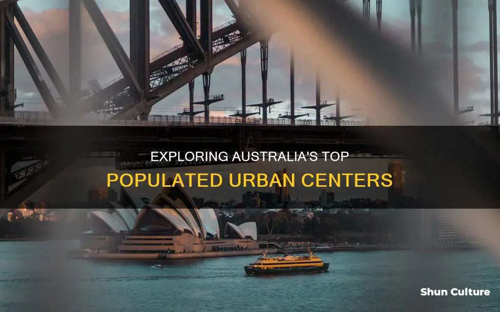what are the 10 most populated cities in australia