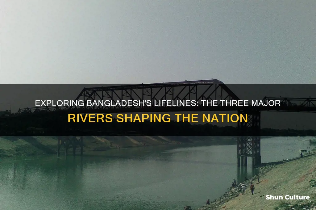 what are the 3 main rivers in bangladesh