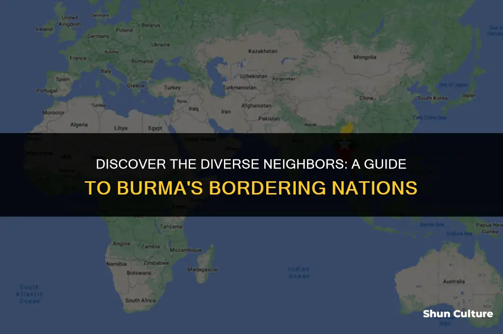 what are the 5 bordering countries of burma