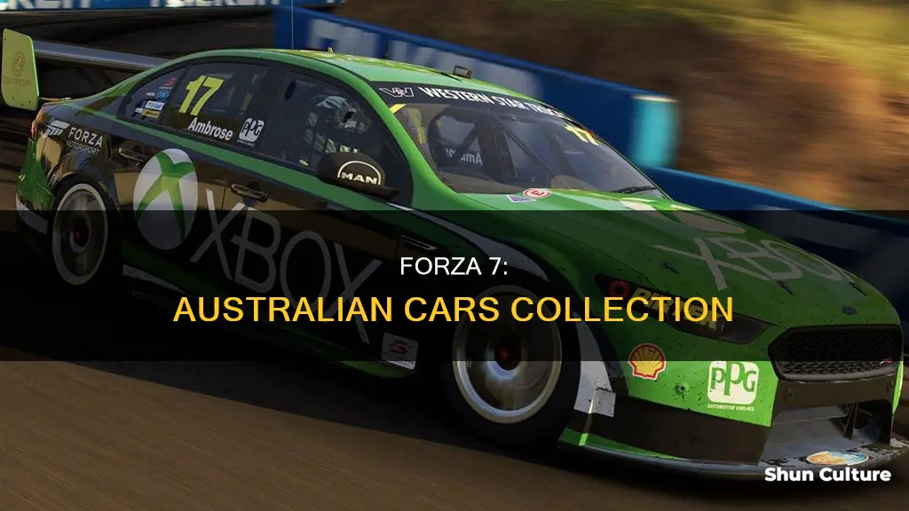 what are the australian cars in forza 7