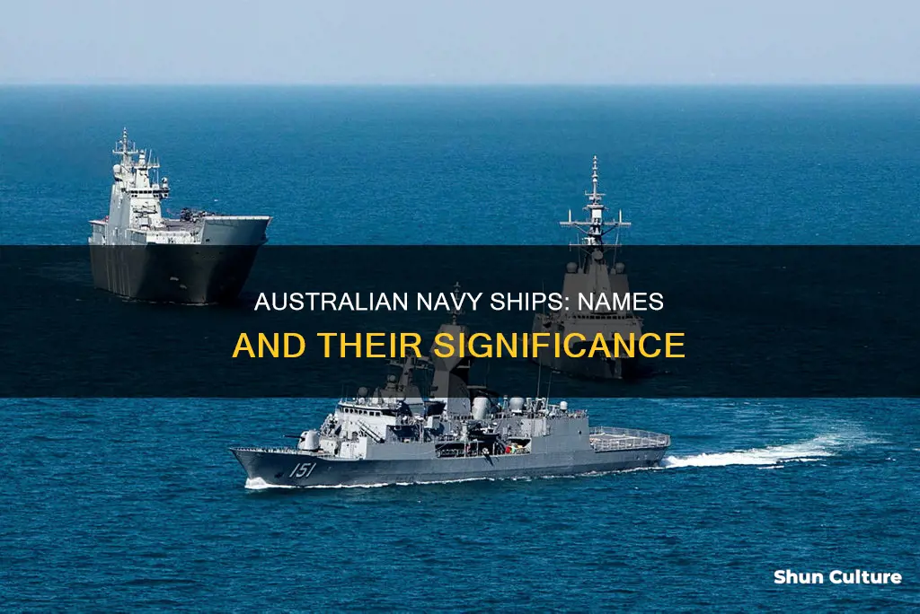 what are the australian military ship names