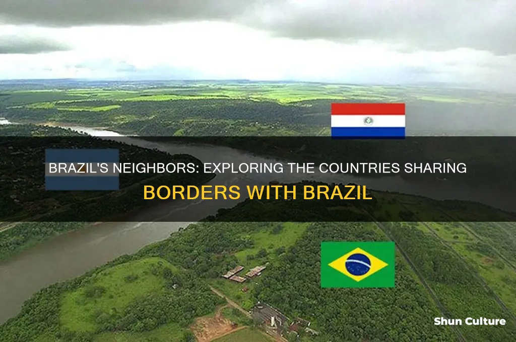 what are the bordering countries of brazil