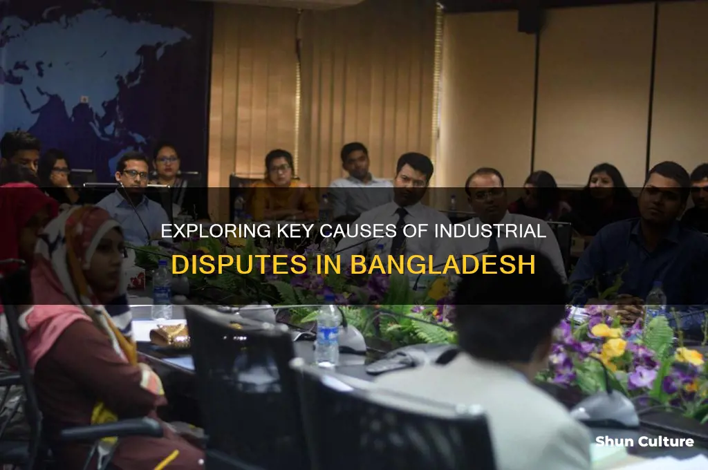 what are the causes of industrial dispute in bangladesh