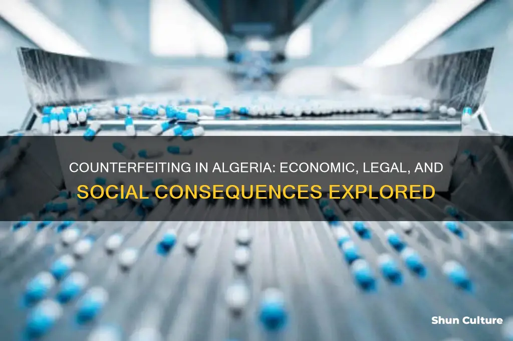 what are the consequences of counterfeiting in algeria