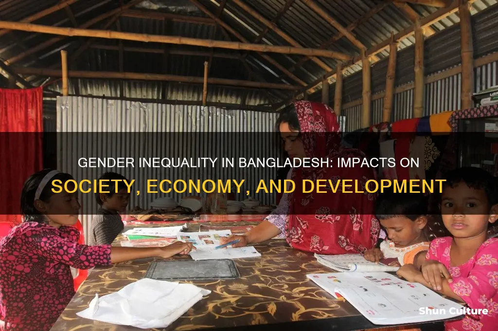 what are the consequences of gender inequality in bangladesh
