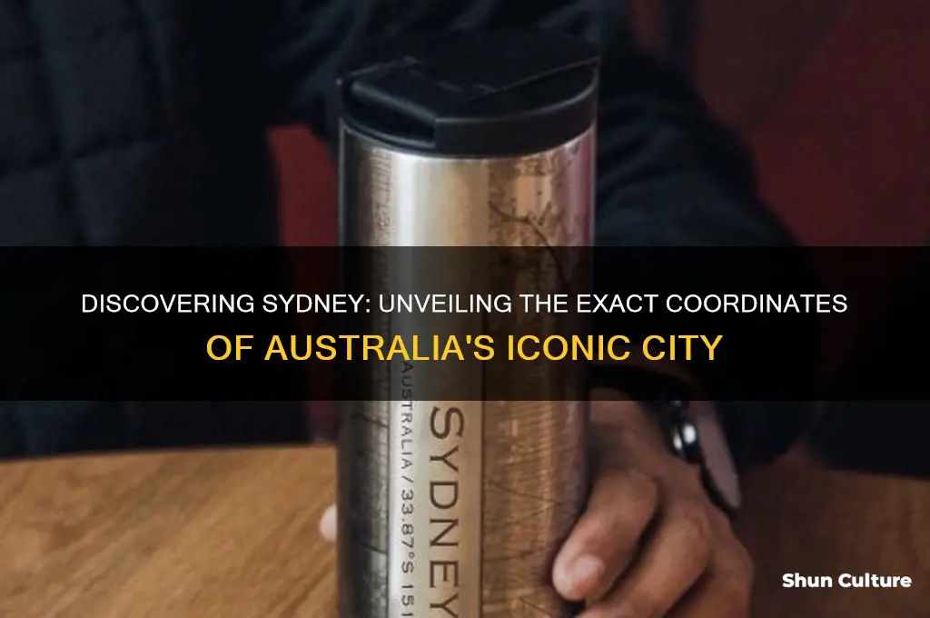 what are the coordinates for sydney australia