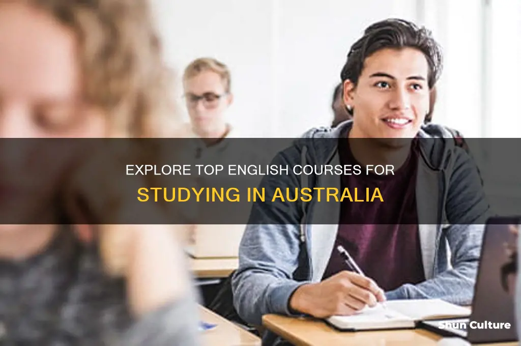 what are the english courses to go australia