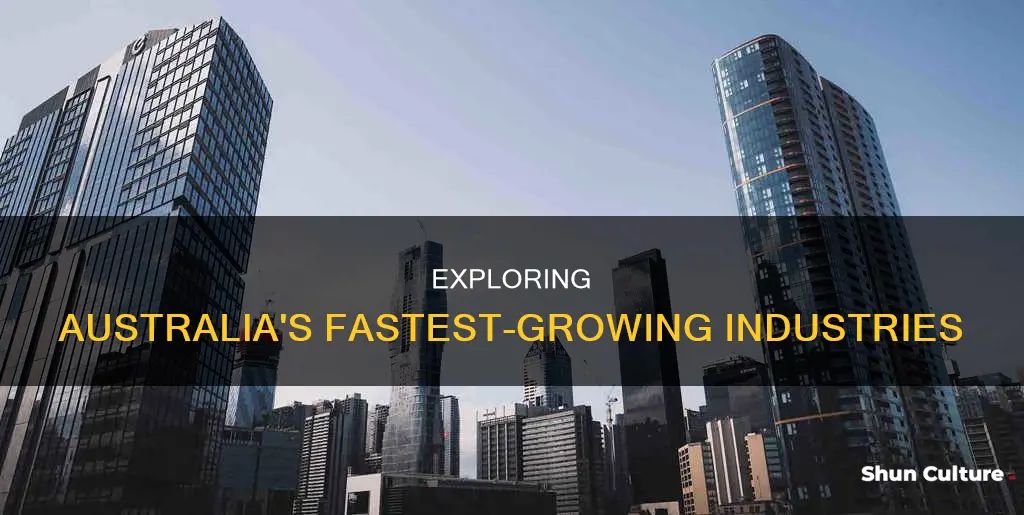 what are the fastest growing industries in australia