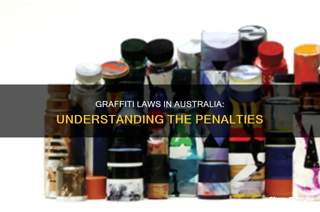 what are the fines for illegal graffiti in australia