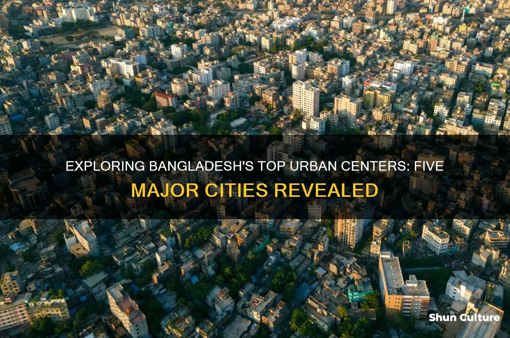 what are the five major cities in bangladesh