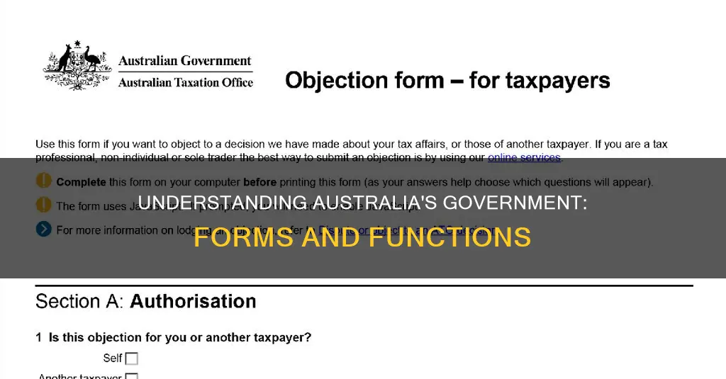 what are the forms of government in australia