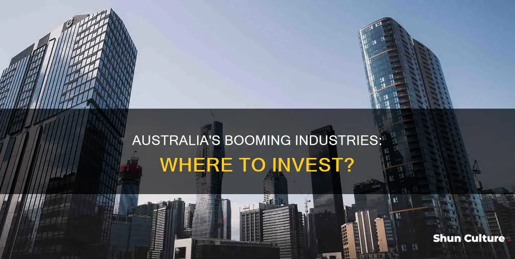 what are the growing industries in australia