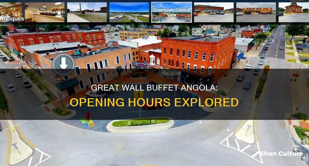 what are the hours for great wall buffet angola indiana